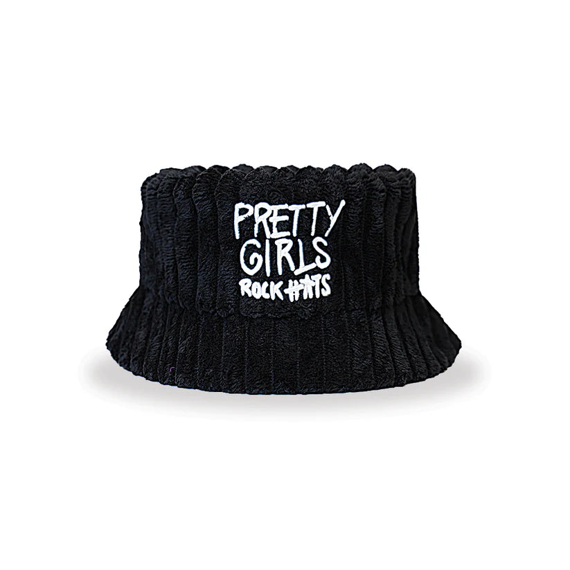 Black (kid size) Pretty Girl Bucket Hat